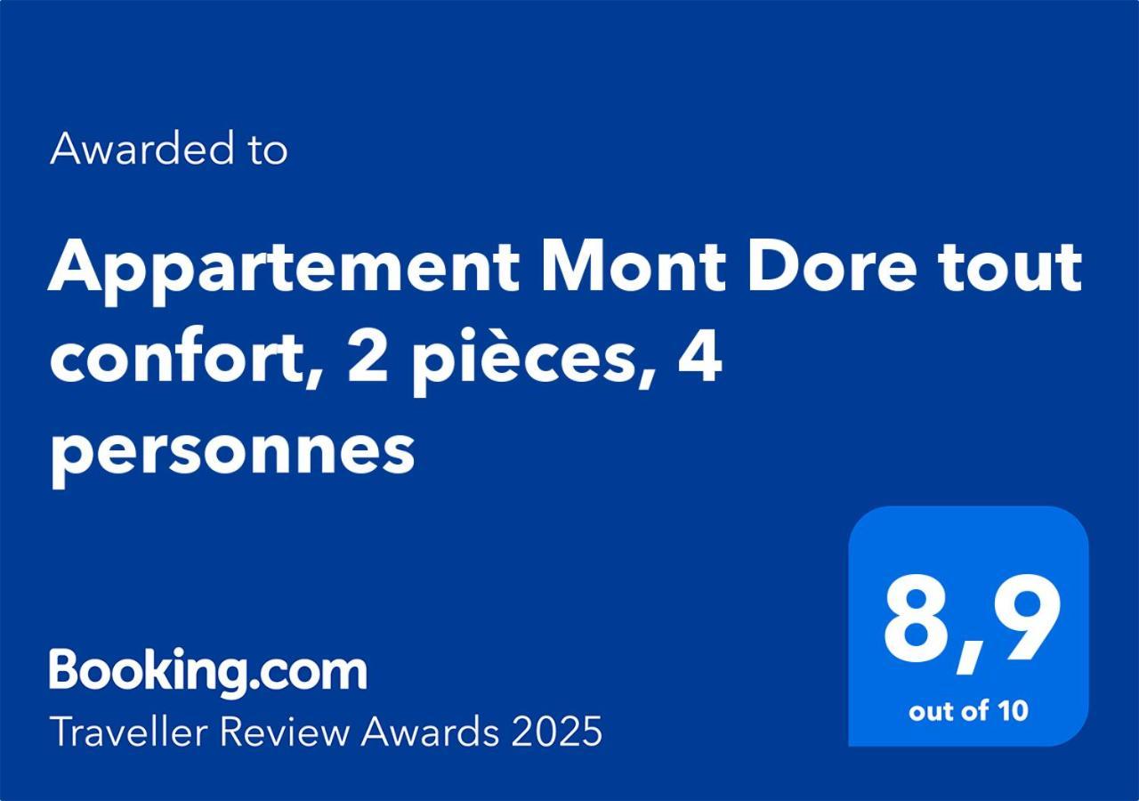 Appartement Mont Dore tout confort, 2 pièces, 4 personnes Extérieur photo